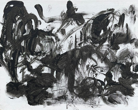 Abstract B&W Painting